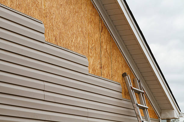 Professional Storm Damage Siding Repair technician working in Jonestown, TX